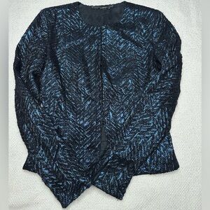 Les Copains Luxury Silk & Wool Blend Blazer – Made in Italy, Size 40